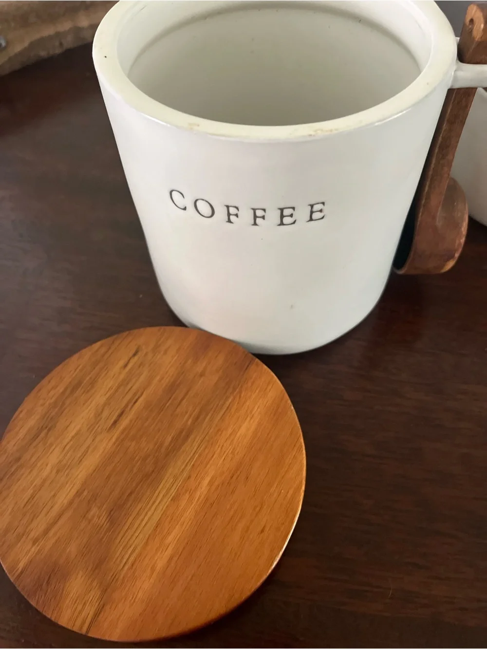 Kitchen Decor- Coffee w/spoon and sugar bowls.